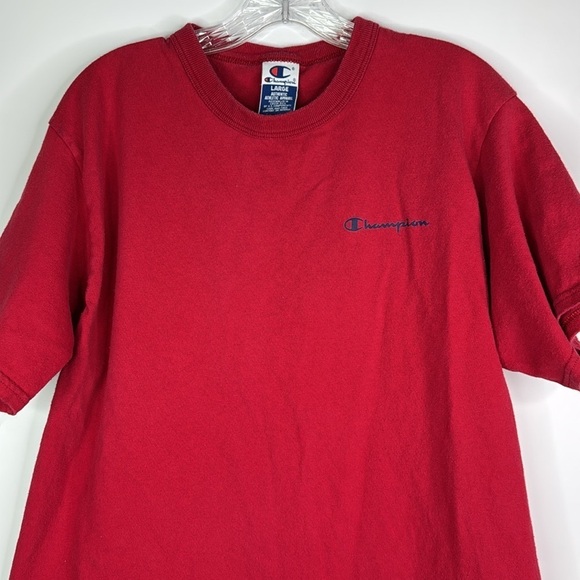 Vintage Champion Red Men's T-Shirt Size Large - Picture 2 of 7